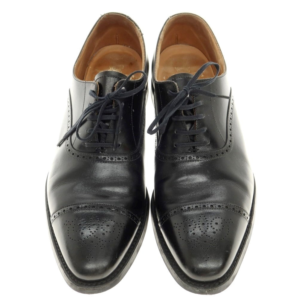 【中古】クロケットアンドジョーンズ CROCKETT&amp;JONES MALTON セミブローグ ドレスシューズ ブラック【 9 1/2 E 】【 状態ランクC 】【 メンズ 】
[EPD]