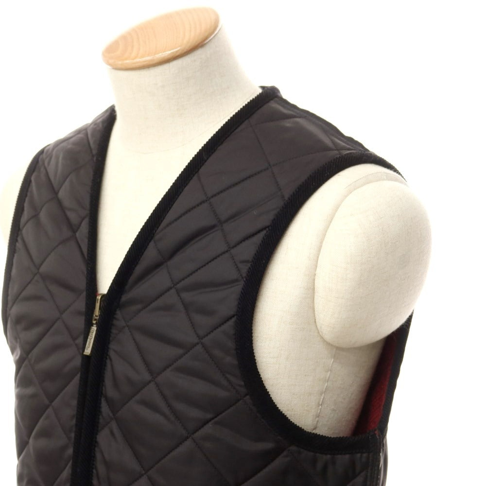 [Used] Barbour SL LINER nylon quilted vest, black [36] [Condition rank A] [Men&