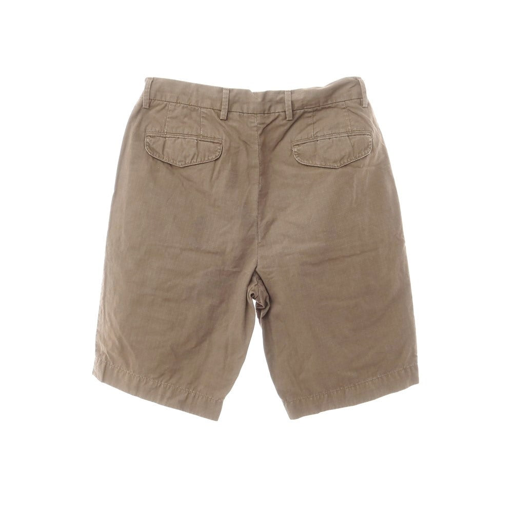 [Used] GERMANO BEAMS F Special Order Trendy Cotton Shorts Brown [46] [Condition Rank C] [Men&