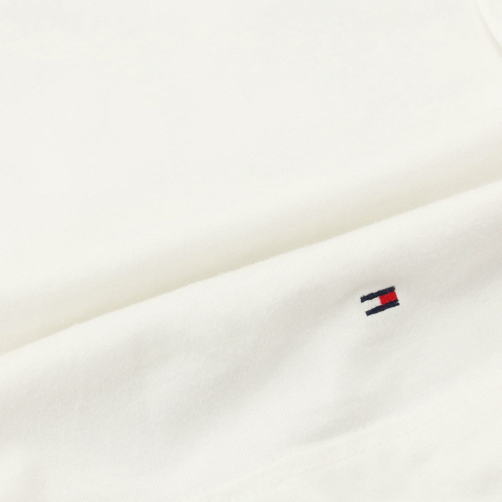 [Used] Tommy Hilfiger TOMMY HILFIGER Cotton Crew Neck Short Sleeve T-Shirt White x Zephyr Blue [M] [Condition Rank C] [Men&