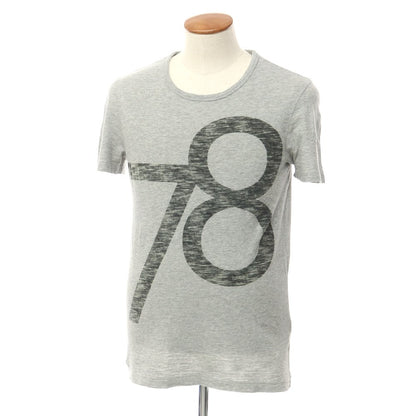 [Used] Banana Republic Cotton Crew Neck Short Sleeve T-Shirt Gray [M] [Condition Rank C] [Men&