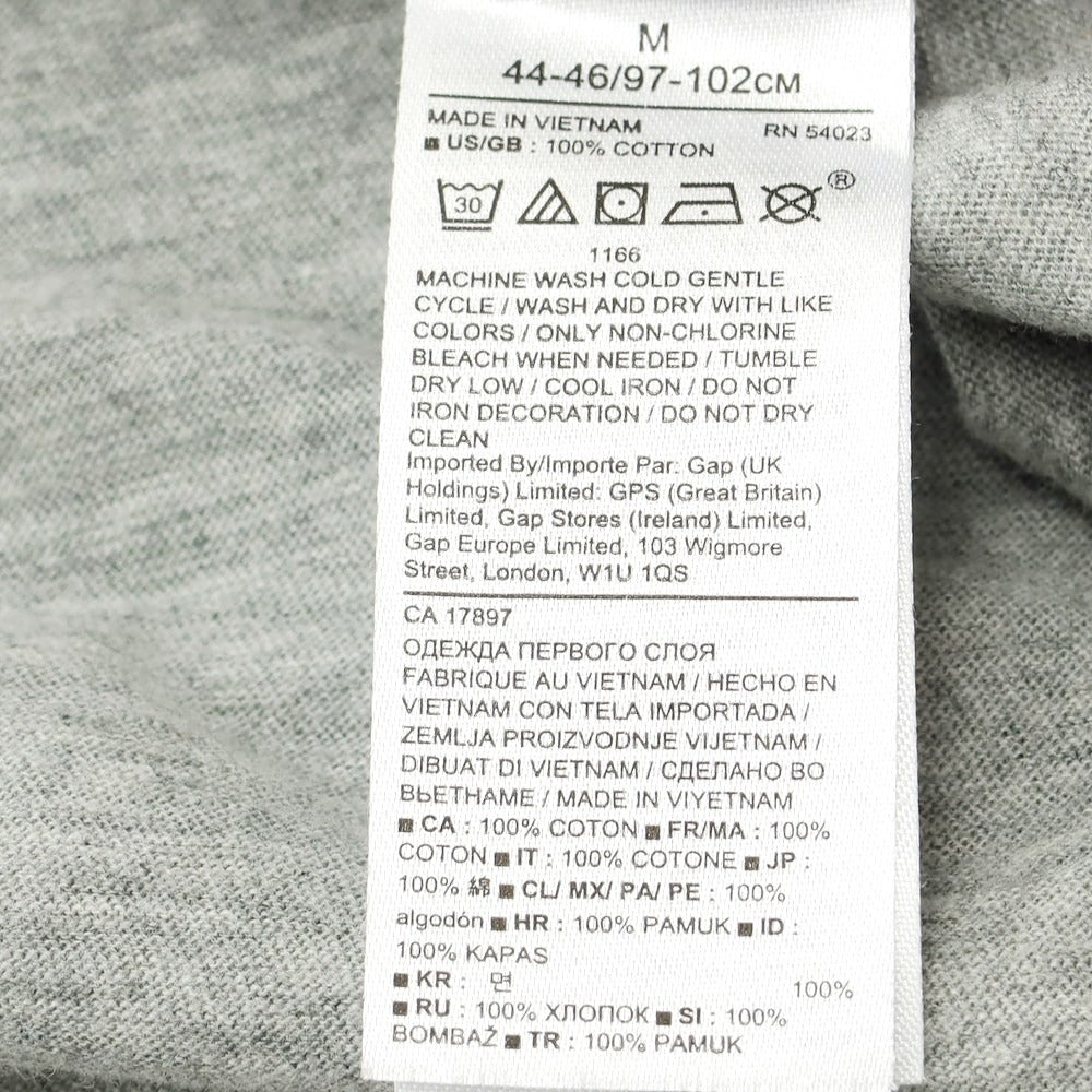 [Used] Banana Republic Cotton Crew Neck Short Sleeve T-Shirt Gray [M] [Condition Rank C] [Men&