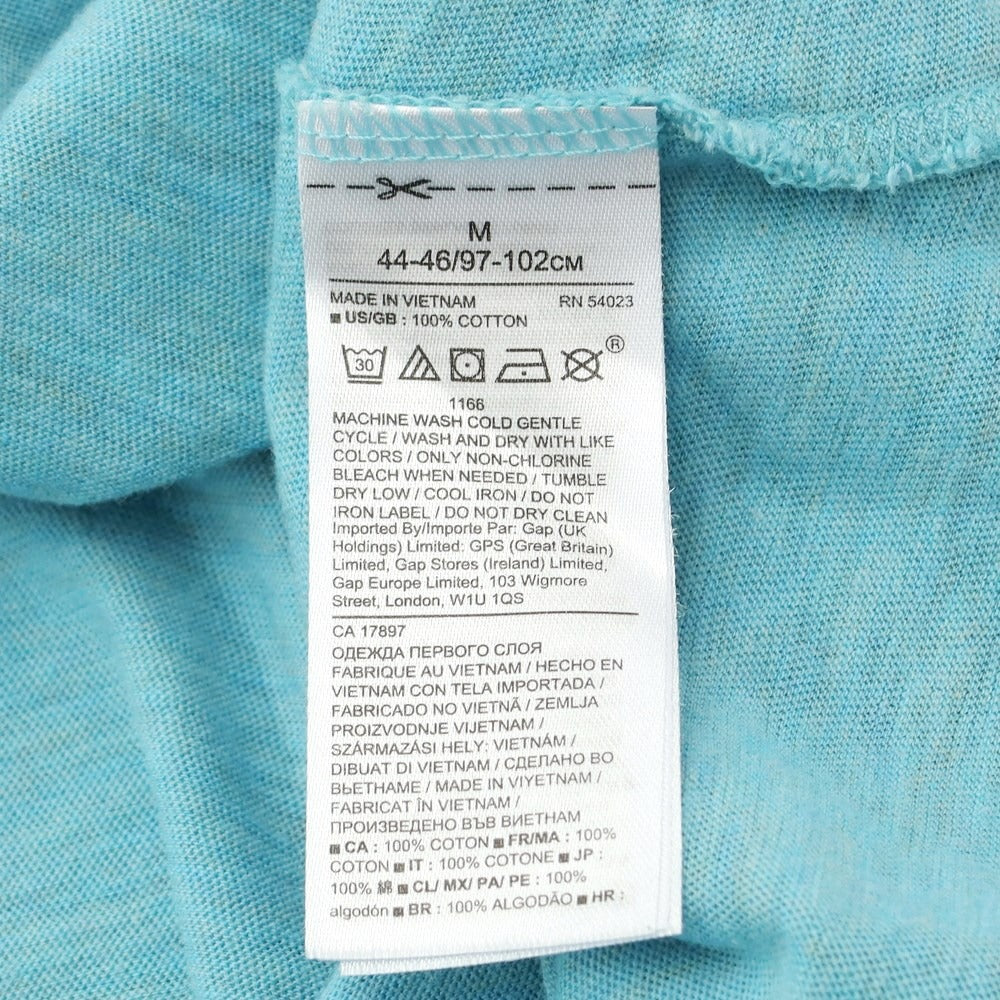 【中古】バナナリパブリック Banana Republic コットン Vネック 半袖Ｔシャツ ライトブルー【 M 】【 状態ランクB 】【 メンズ 】
[DPD]