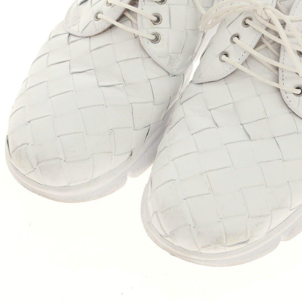 [Used] DIS Intrecciato Leather Sneakers White [40] [Condition Rank C] [Men&