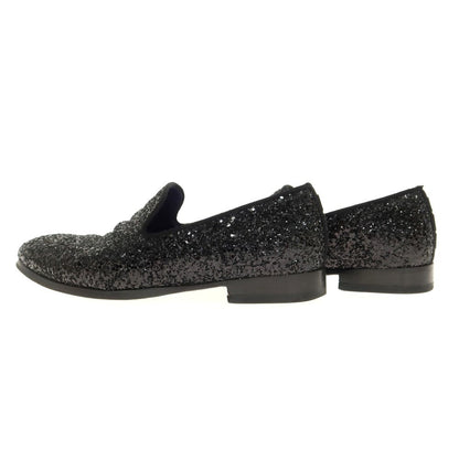 [Used] UNO OTTO UNO 181 Glitter Lame Opera Shoes Loafers Black [40] [Condition Rank C] [Men&