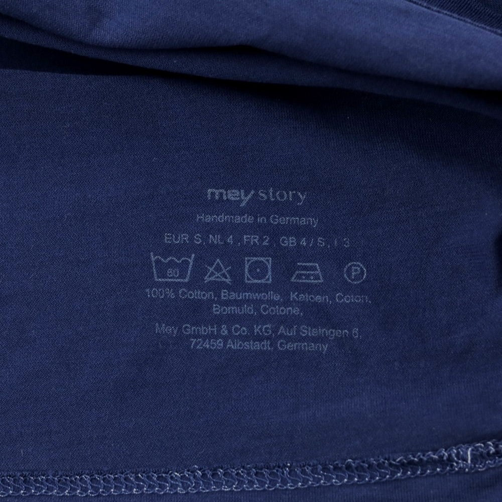 [Used] My Story mey story cotton crew neck short sleeve T-shirt navy [S] [Condition rank C] [Men&