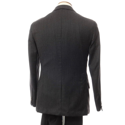 [Used] Luigi Borrelli Wool Set-up 3-Button Suit Dark Gray [Size 48] [GRY] [S/S] [Condition Rank C] [Men&