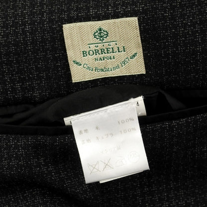 [Used] Luigi Borrelli Wool Set-up 3-Button Suit Dark Gray [Size 48] [GRY] [S/S] [Condition Rank C] [Men&