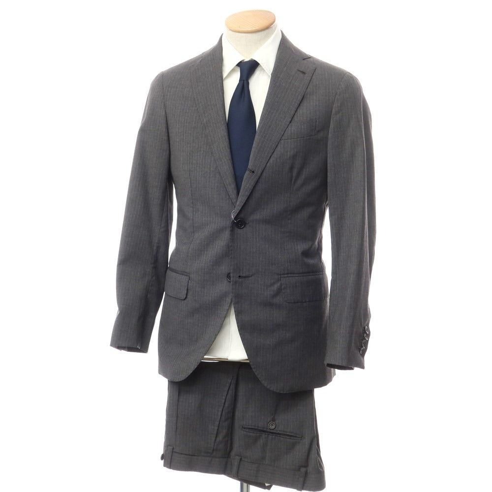 [Used] Luigi Borrelli Wool Set-up 3-Button Suit Grey [44] [Condition Rank B] ​​[Men&