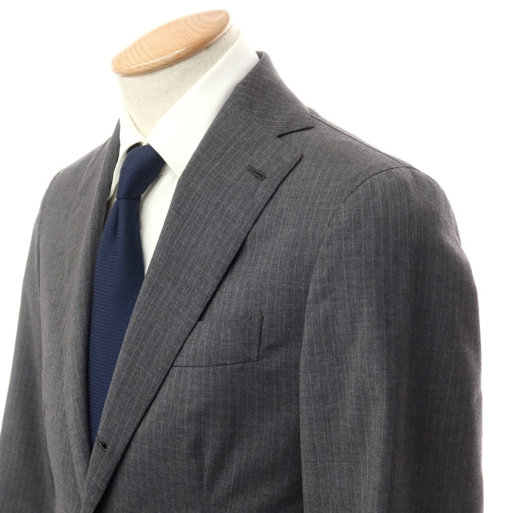 [Used] Luigi Borrelli Wool Set-up 3-Button Suit Grey [44] [Condition Rank B] ​​[Men&