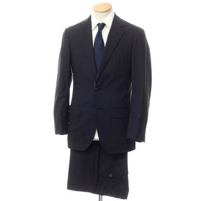 [Used] Sartorio Wool Set-up 2-Button Suit Navy [Size 42] [NVY] [S/S] [Condition Rank D] [Men&