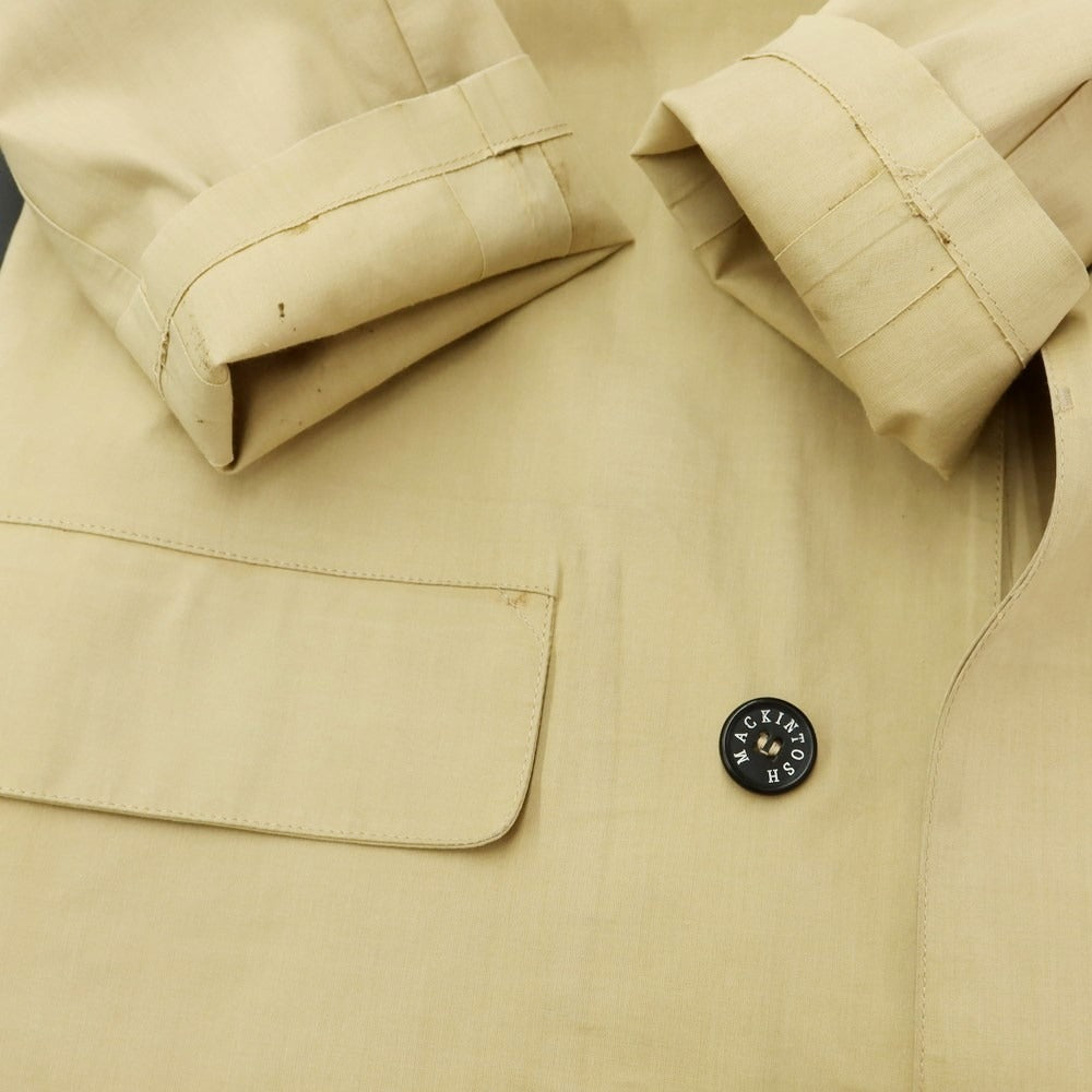 [Used] Mackintosh Cotton Balmacaan Coat Beige [36] [Condition Rank D] [Men&