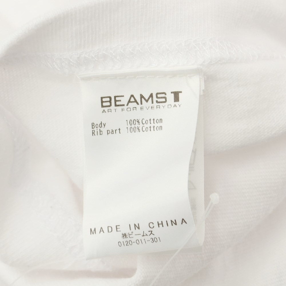 [Used] BEAMS T x KTKobel Cotton Crew Neck Short Sleeve T-Shirt White [M] [Condition Rank B] [Men&