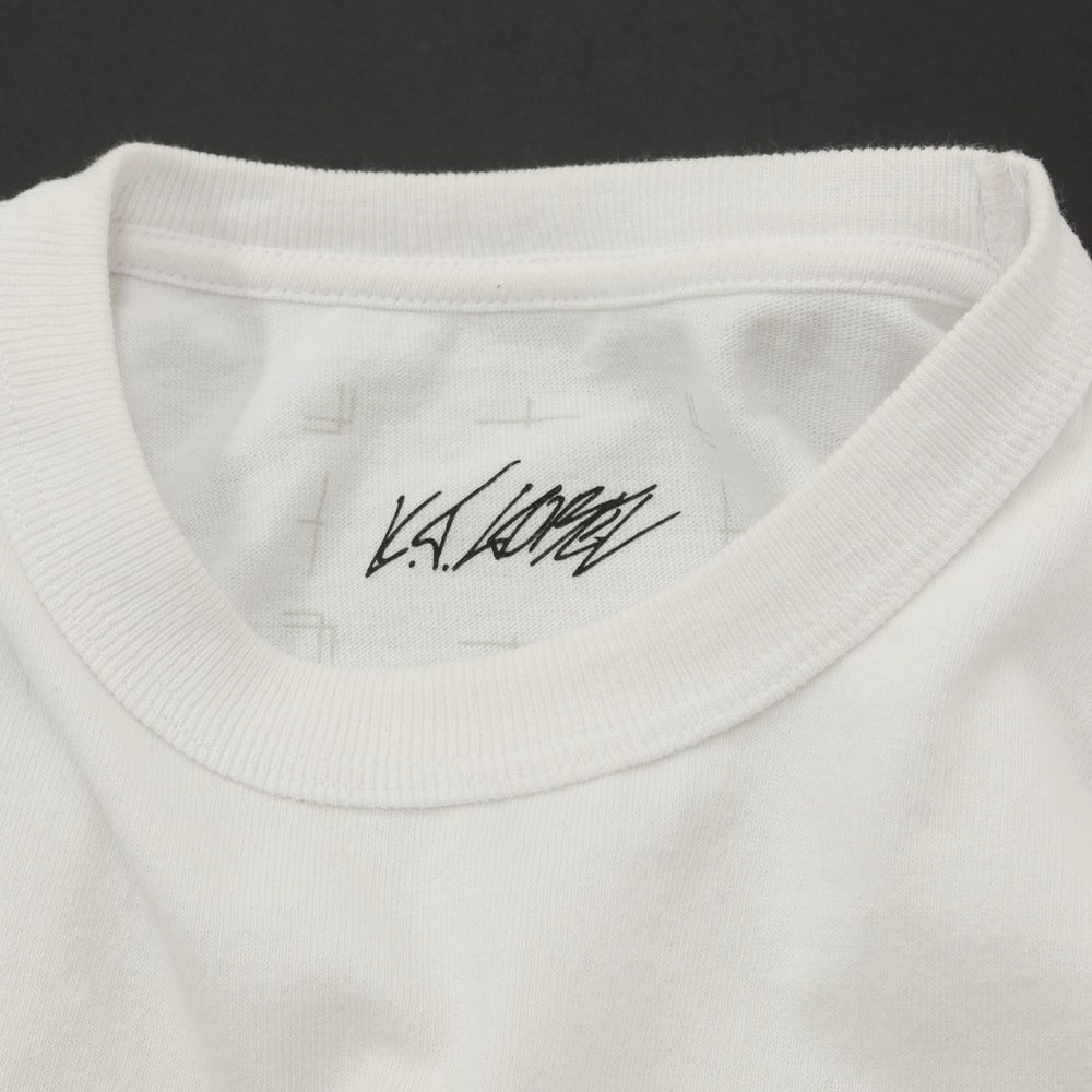 [Used] BEAMS T x KTKobel Cotton Crew Neck Short Sleeve T-Shirt White [M] [Condition Rank B] [Men&