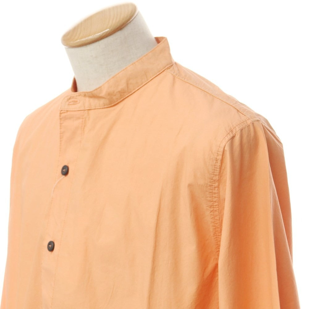 【新品】マドソン MADSON コットン バンドカラー カジュアルシャツ サーモンオレンジ【サイズS】【ORG】【S/S/A/W】【状態ランクN】【メンズ】【759784】