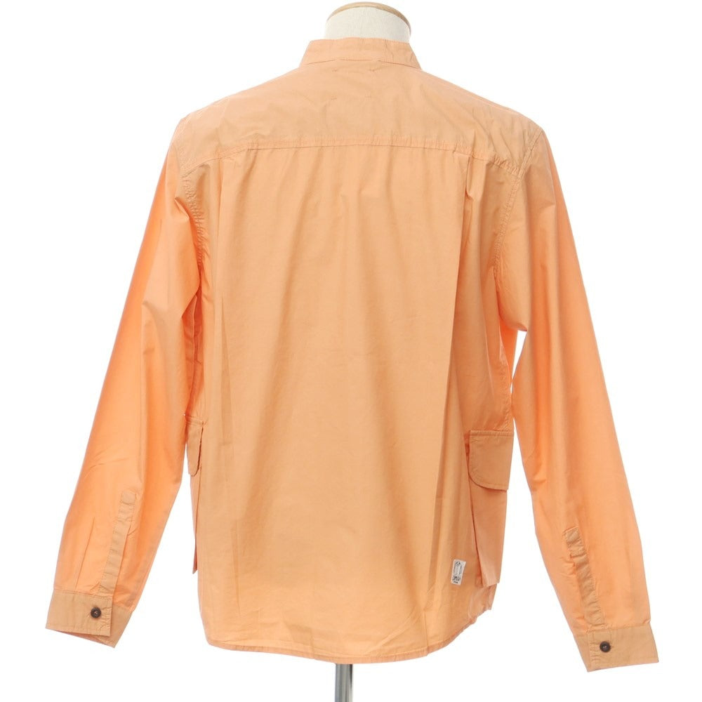 【新品】マドソン MADSON コットン バンドカラー カジュアルシャツ サーモンオレンジ【サイズS】【 状態ランクN 】【 メンズ 】[EPD]