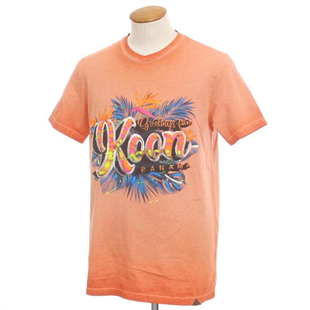 【新品】クーン KOON コットン クルーネック 半袖Ｔシャツ オレンジ【サイズM】【ORG】【S/S】【状態ランクN】【メンズ】【759691】