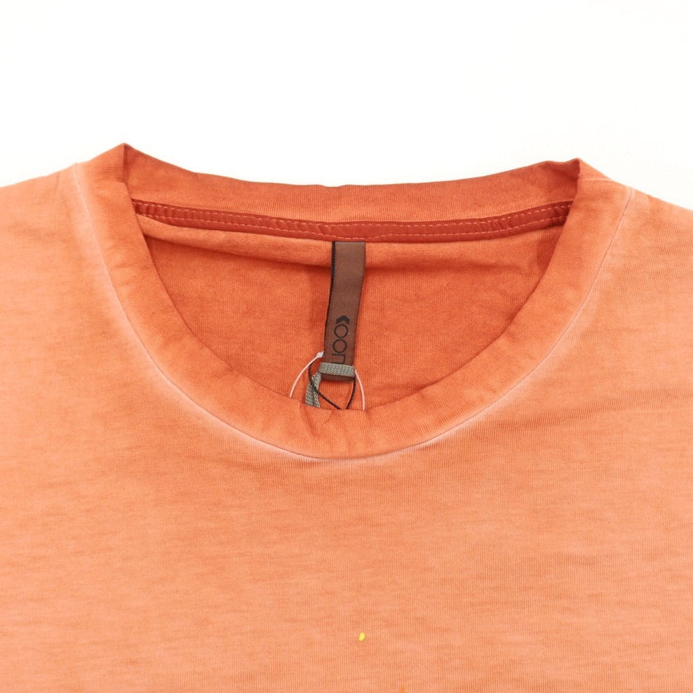 【新品】クーン KOON コットン クルーネック 半袖Ｔシャツ オレンジ【サイズM】【ORG】【S/S】【状態ランクN】【メンズ】【759691】