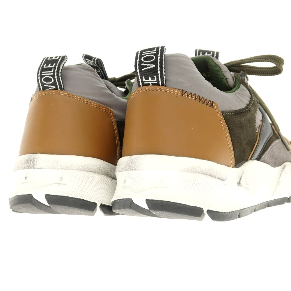 [New Outlet] Voile Blanche VOILE BLANCHE CLUB08 Sneakers Dark Olive x Grey [42] [Condition Rank N-] [Men&