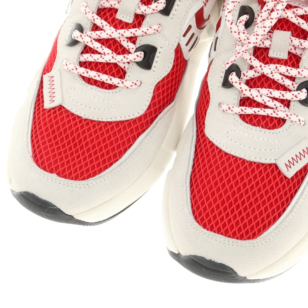 [New Outlet] Voile Blanche VOILE BLANCHE CLUB01 Mesh Leather Sneakers Red x White [39] [Condition Rank N-] [Men&