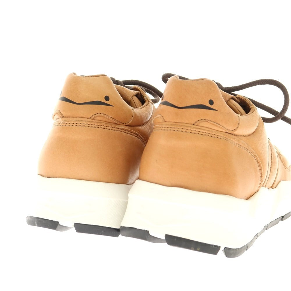 [New Outlet] Voile Blanche ARPOLH EASY PUNP Full Leather Sneakers Light Brown [40] [Condition Rank N-] [Men&