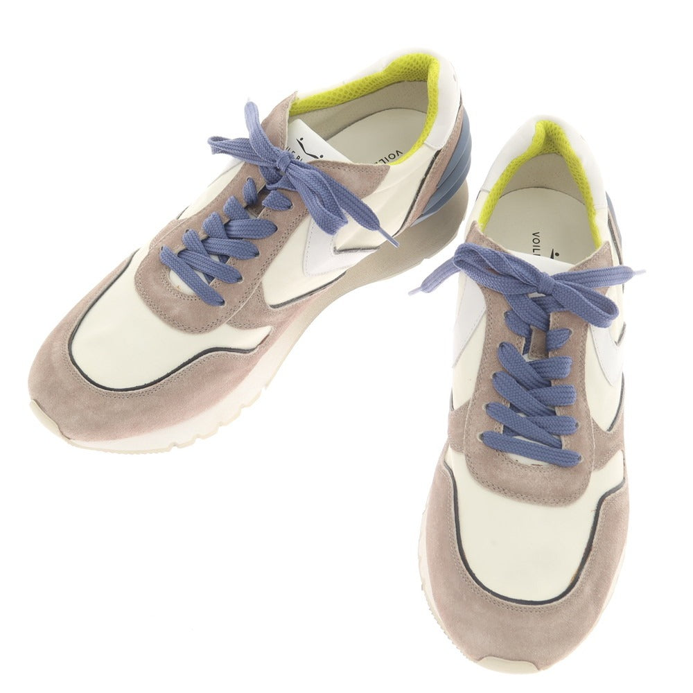 [New Outlet] Voile Blanche LEAN POWER Sneakers White x Ash Brown x Blue Gray [43] [Condition Rank N-] [Men&