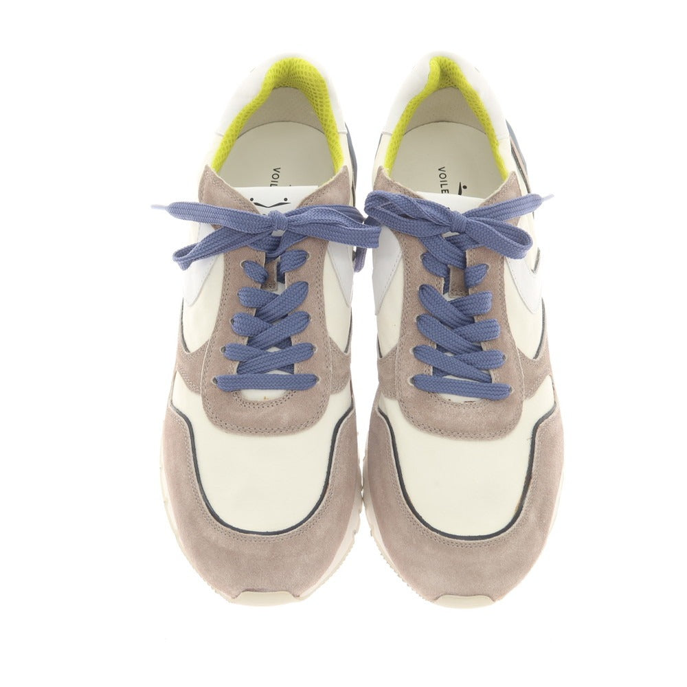 [New Outlet] Voile Blanche LEAN POWER Sneakers White x Ash Brown x Blue Gray [43] [Condition Rank N-] [Men&