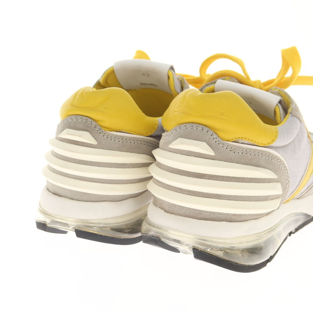 [New Outlet] Voile Blanche LEAN POWER Sneakers Gray x Yellow [42] [Condition Rank N-] [Men&