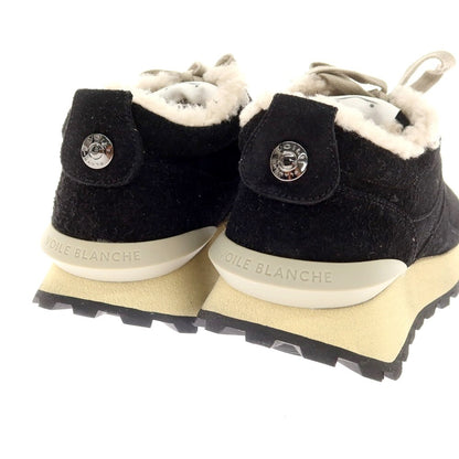 [New] VOILE BLANCHE QWARK MAN FUR Suede Boa Sneakers Black [43] [Condition Rank N] [Men&