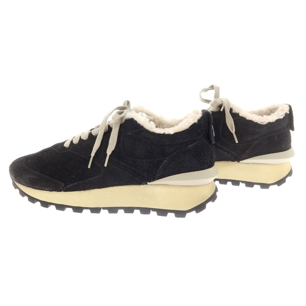 [New] VOILE BLANCHE QWARK MAN FUR Suede Boa Sneakers Black [43] [Condition Rank N] [Men&