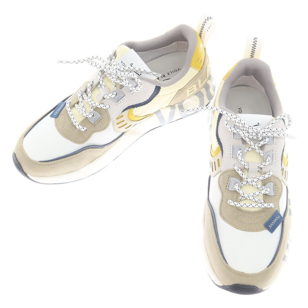 [New Outlet] Voile Blanche VOILE BLANCHE CLUB01 Sneakers White x Khaki [41] [Condition Rank N-] [Men&