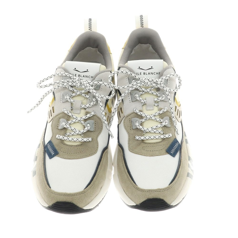 [New Outlet] Voile Blanche VOILE BLANCHE CLUB01 Sneakers Olive Green x Cream x Mustard [42] [Condition Rank N-] [Men&