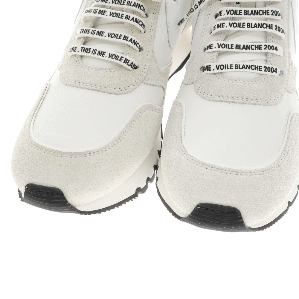 [New Outlet] VOILE BLANCHE LIAM POWER Leather Sneakers White x Pale Gray [42] [Condition Rank N-] [Men&