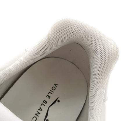 [New Outlet] VOILE BLANCHE LIAM POWER Leather Sneakers White x Pale Gray [42] [Condition Rank N-] [Men&