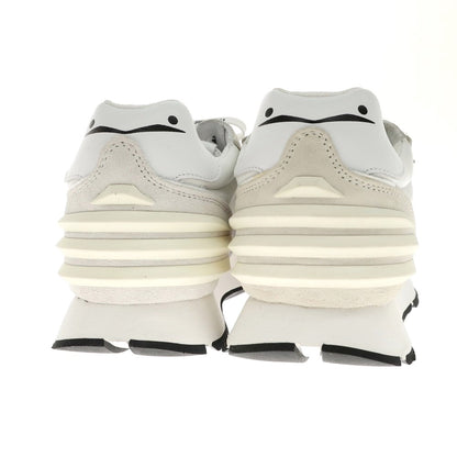 [New Outlet] VOILE BLANCHE LIAM POWER Leather Sneakers White x Pale Gray [41] [Condition Rank N-] [Men&