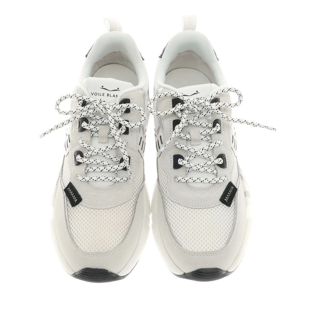 [New Outlet] Voile Blanche VOILE BLANCHE CLUB01 Sneakers White x Pale Gray x Silver [41] [Condition Rank N-] [Men&