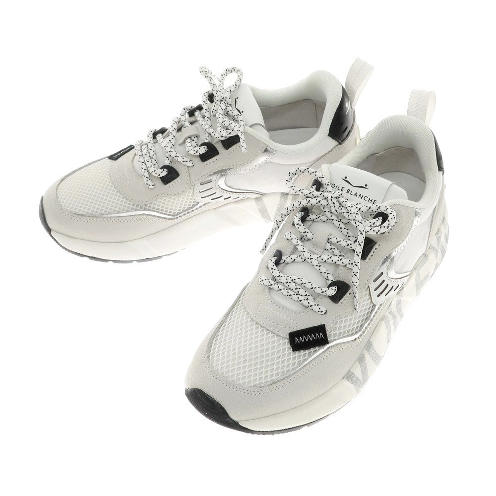 [New Outlet] Voile Blanche VOILE BLANCHE CLUB01 Sneakers White x Pale Gray x Silver [39] [Condition Rank N-] [Men&