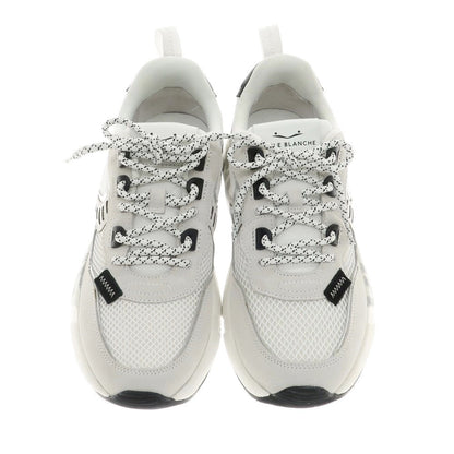 [New Outlet] Voile Blanche VOILE BLANCHE CLUB01 Sneakers White x Pale Gray x Silver [39] [Condition Rank N-] [Men&