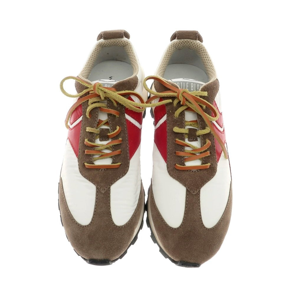 [New Outlet] VOILE BLANCHE QWARK MAN Sneakers Brown x White x Red [42] [Condition Rank N-] [Men&