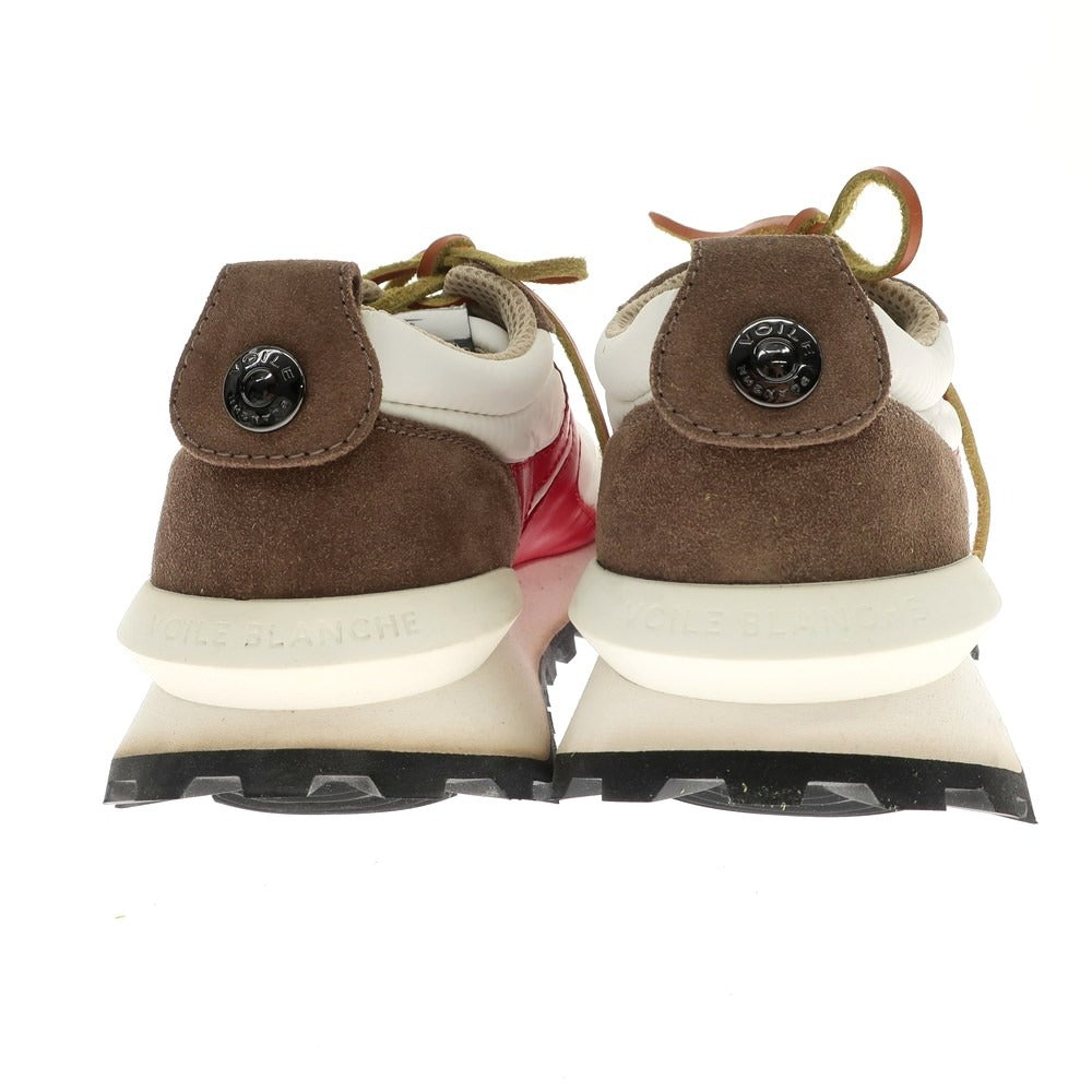 [New Outlet] VOILE BLANCHE QWARK MAN Sneakers Brown x White x Red [42] [Condition Rank N-] [Men&