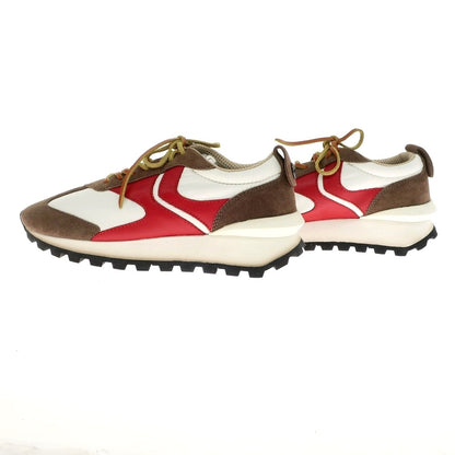 [New Outlet] VOILE BLANCHE QWARK MAN Sneakers Brown x White x Red [42] [Condition Rank N-] [Men&