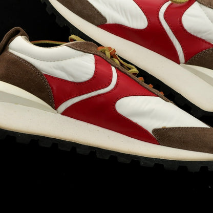 [New Outlet] VOILE BLANCHE QWARK MAN Sneakers Brown x White x Red [42] [Condition Rank N-] [Men&