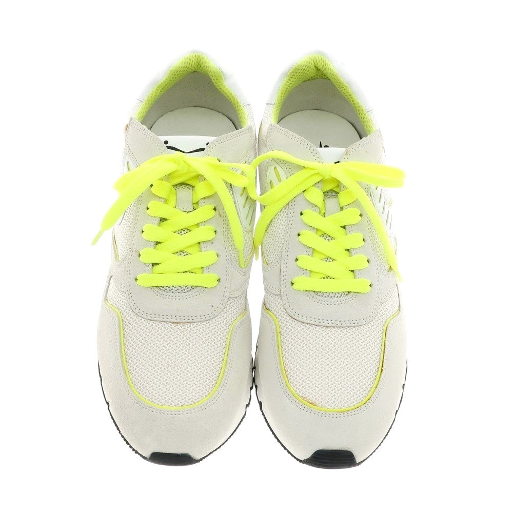 [New Outlet] Voile Blanche LIAM POWER II Sneakers Off-White x Neon Yellow [43] [Condition Rank N-] [Men&