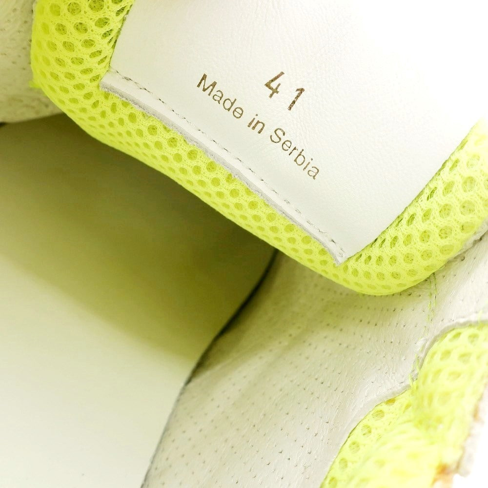 [New Outlet] VOILE BLANCHE LIAM POWER II Sneakers Off-White x Neon Yellow [41] [Condition Rank N-] [Men&