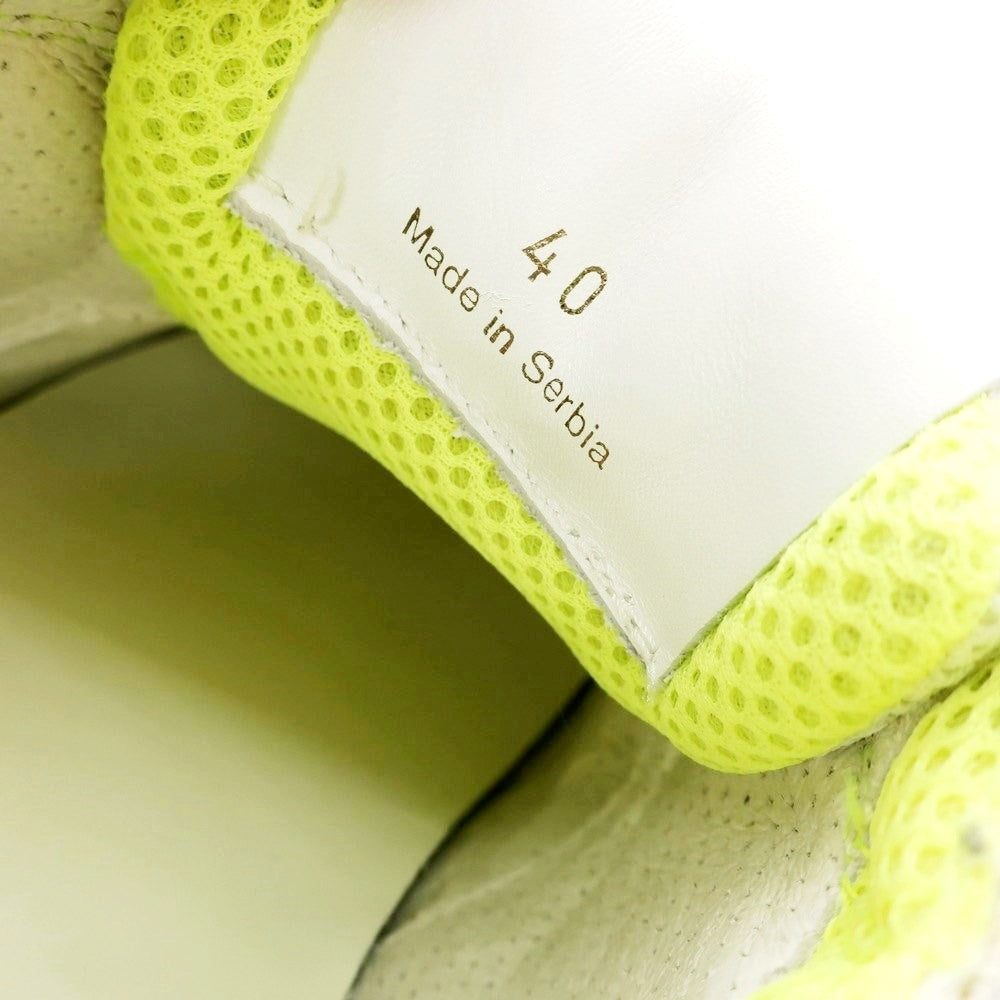 [New Outlet] Voile Blanche LIAM POWER II Sneakers Off-White x Neon Yellow [40] [Condition Rank N-] [Men&