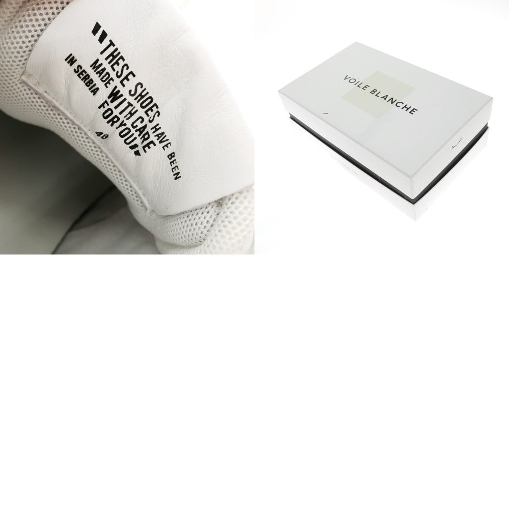 [New Outlet] VOILE BLANCHE LIAM POWER Sneakers White x Light Gray [40] [Condition Rank N-] [Men&