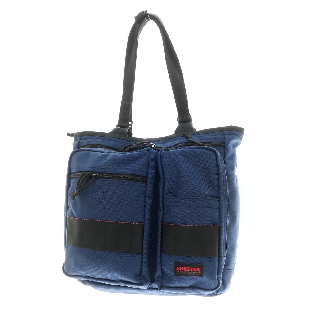 [Used] BRIEFING Tote Bag
 Navy x Black [W32.5xH34.5xD10] [NVY] [S/S/A/W] [Condition Rank B] [Men&