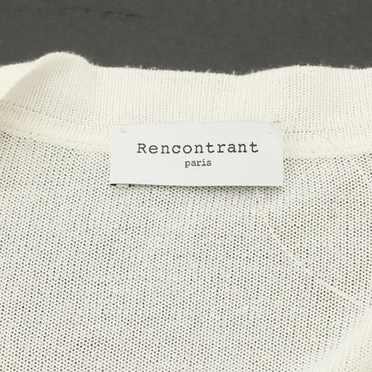 [Used] RENCONTRANT Rayon Knit Cardigan Off-White [S] [Condition Rank B] [Men&