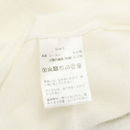 [Used] RENCONTRANT Rayon Knit Cardigan Off-White [S] [Condition Rank B] [Men&