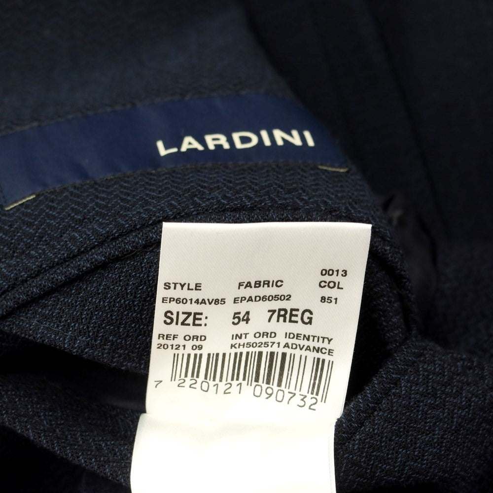 [Used] LARDINI Wool Polyester 2B Tailored Jacket Navy [Size 54 7REG] [NVY] [S/S] [Condition Rank B] [Men&